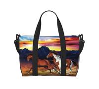 Sac à main polyvalent avec imprimé cheval de course imprimé drapeau italien pour tous vos besoins