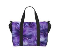 Sac à main polyvalent avec imprimé fleurs de lys violets et drapeau de l'Italie pour tous vos besoins