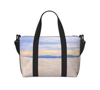 Sac à main polyvalent romantique avec imprimé paysage de sable blanc imprimé drapeau de l'Italie, sac de voyage à bandoulière pour tous vos besoins
