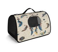 Sac à main pour animal de compagnie, attrape-rêves et lune tendance, sac de transport pour petit animal de compagnie, sac à main de voyage pour chat et petit chien