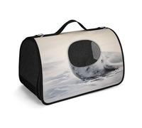 Sac à main pour animal de compagnie, peinture phoque de harpe, sac de transport tendance pour petit animal de compagnie, sac à main de voyage pour chat et petit chien