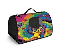 Sac à main pour animal de compagnie, sac à main imprimé ours dansant, sac de transport tendance pour chat et petit chien, tout voyage et activité de plein air.