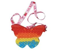 Sac À Main Pour Enfants, Papillon Fidget, Jouets Push Son Bulle, Anti-Stress, Arc-En-Ciel, Simple Variateur, Antistress, Jouets Sensoriels Pour Enfants