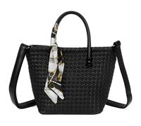 Sac à Main pour Femme avec Bandoulière à Motif Tressé Gallantry Noir Noir