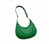 Sac à main pour femme avec fermeture éclair et sangle de chaîne pour voyage | Sac à main tendance en cuir synthétique souple avec croissant pour le shopping, les rendez-vous, le travail, les voyages