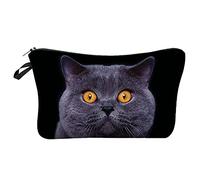 Sac à main pour femme avec imprimé en 3D Motif chat européen et américain, a, Taille unique
