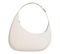 Sac à main pour femme en cuir synthétique - Sac à bandoulière - Tendance - Demi-lune - Aisselle - Automne - Hiver - Sac à main en cuir synthétique - Poignée supérieure, blanc, One Size
