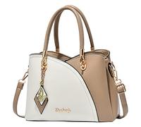 Sac à main pour femme Grande capacité Plaid couleur contrastée Sac messager une épaule 27 fourre-tout, Wh1., Taille unique