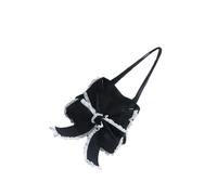 Sac à main pour femme - Grande capacité - Style coréen - Style coréen - Sac à main - Nœuds - Aisselle simple - Nœuds doux - Sac à main coréen, Noir , One Size