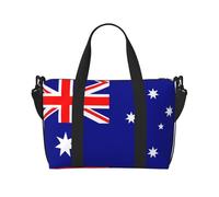 Sac à main pour femme imprimé drapeau australien, sac à bandoulière portable, adapté pour le fitness, les voyages.