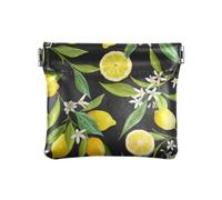 Sac à main pour femmes, fleurs citron, sacs à monnaie, sac à main pressé, fleurs de citron, 4,3" x 3,7", presser, Fleurs de citron, 4.3" x 3.7", Squeeze