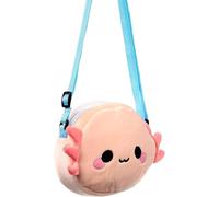 Sac à main pour fille en peluche, bandoulière - Maddie, l'Axolotl - Animaux doux