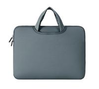 Sac à main pour ordinateur portable de 13,3, 14,1, 15,4, 15,6 pouces, résistant aux chocs, sac de protection ultra fin, Gris clair simple #16 pouces