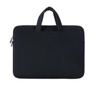 Sac à main pour ordinateur portable de 13,3, 14,1, 15,4, 15,6 pouces, résistant aux chocs, sac de protection ultra fin, Version simple noire #15,6 pouces