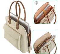 Sac à main pour ordinateur portable Fabulous Beige 13,3" à 14,9