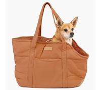 Sac à Main pour Petits Chiens, Sac de Transport Confortable en Peluche pour Animal de Compagnie, Clip de Harnais sécurisé, Sac fourre-Tout léger pour Petits Chiens et Chiots