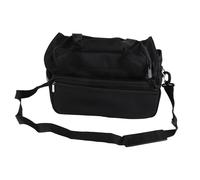 Sac à main pour salon de coiffure, sac à outils de coiffure, sac à ciseaux portable, support de peigne pour styliste professionnel et voyage, toile noire 35 x 22 x 21 cm