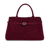 Sac à main rétro capacité Bagure de fourrette de courroie de courroie (rouge)