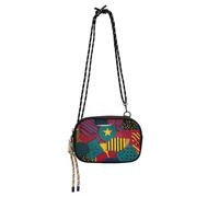 Sac à main rétro géométrique rouge abstrait pour femme avec fentes pour cartes de crédit Sacs latéraux Take a walk bolso de mano para mujer