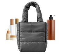 Sac à main - Sac souple vers le bas, sac à bandoulière léger | Design en nylon rembourré, sacs de transport élégants pour femmes travaux de voyage, shopping, gymnases, accessoires et, Gris, Consulte