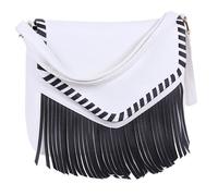 Sac à main - SARCIA.EU - Blanc - Cuir écologique renforcé - Bandoulière