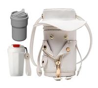 Sac à main seau pour femme, petit sac à main mignon en cuir synthétique de luxe, pour femme, voyage, camping, soirée, mariage, bal de promo, mariée, fiançailles, blanc, Refer to description