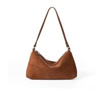 Sac à main style coréen pour femme et fille - Couleur unie - Style vintage - Rétro - Aisselles, Marron Bn, Medium