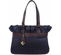 Sac à main - Ted Lapidus - Cancal - Effet froncé - Toile - Bleu marine