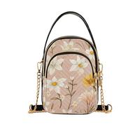 Sac à main tendance avec plusieurs poches pour femme Motif fleurs de printemps Lily Daisy Blush