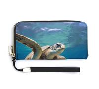 Sac à main tendance de grande capacité imprimé tortue de mer 1, design interne multi-compartiments - Répond à vos différents besoins de voyage