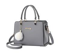 Sac à main tendance pour femme, sac à main, sac à bandoulière, sac en cuir pour dames, gris, Taille unique