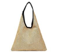 Sac à main tendance pour femme - Style décontracté - Grande capacité - Pour la plage, la voiture - Support entre les sièges, kaki, Taille unique