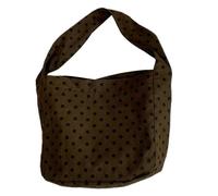 Sac à main tendance sac à bandoulière en toile sacs de travail simples sacs à main cartable femme sac à main décontracté pour rendez-vous universitaire cadeaux sacs souples, café, One Size