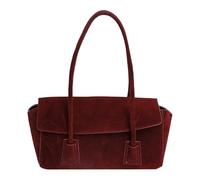 Sac à main tendance sous les bras en faux suède, sac rétro à poignée supérieure, sac bandoulière pour femmes, travail, shopping (rouge)