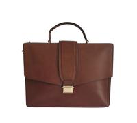 The Bridge - Mallette en cuir marron avec bandoulière - Homme - Sacs - Brun - Taille: ONE Size