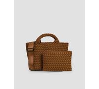 Sac à Main Tressé Pour Femmes Naghedi St Barths Small Tote Sn03012ld-teak