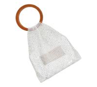 Sac à main tressé, sac fourre-tout avec poignée brillante, sac à bandoulière tressé | Pour la famille les femmes la petite amie la maison le voyage l'intérieur l'extérieur le trajet et l'utilisation