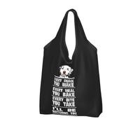 Sac à main vintage chien dalmatien chaque collation que vous cuisinez fourre-tout portable Sac à provisions pliable Sac à bandoulière en plein air Cadeaux de vacances
