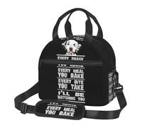 Sac à main vintage chien dalmatien chaque collation que vous cuisinez fourre-tout sacs à lunch isolée pique-sac thermique pour femme enfants loisirs en plein air cadeaux de vacances