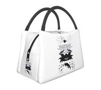 Sac à main vintage Hollow Knight Yin Yang fourre-tout sacs à lunch isotherme Bento Box Picnic Cooler sac thermique pour femme enfants voyage loisirs en plein air cadeaux de vacances