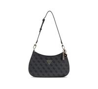 Guess Sac à bandoulière Noelle II zippé logo Charbon