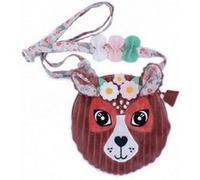 Déglingos Sac à main Mélimélos la Biche Pochette enfant Fleurs Rose