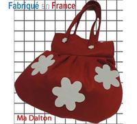 Sac à mains rouge pour deguisement Ma Dalton
