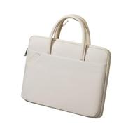 Sac à Manches for Ordinateur Portable, Sac en Tissu Oxford for Tablette, Mallette de Bureau for Le Travail, Les Affaires et Voyages Léger à Transporter(Blanc,Petit)