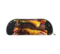 Sac à maquillage imprimé pour restauration rapide, trousse de maquillage, sac de rangement de voyage, trousse de toilette, trousse à crayons, trousse à crayons, Fast Food, One Size, Fast Food, One