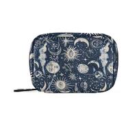 Sac à médicaments d'astrologie avec compartiments détachables, petit pilulier pratique