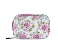 Sac à médicaments de voyage rétro avec compartiments détachables - Pratique, grand format pour sac à main