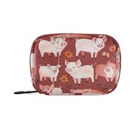 Sac à médicaments en terre cuite pour animaux de compagnie avec compartiments amovibles, organiseur de pilules portable pratique pour portefeuille