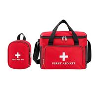Sac à médicaments pour - Organiseur multi-poches | Sangle réglable | Tissu imperméable 30 x 23 cm, gain de place pliable et poches d'accès rapide, pour voyage, camping et soins quotidiens