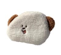 Sac à Monnaie, en Peluche de pièce de Monnaie, Point DE Changement Grand Changement CAPITOIRE, Sac d'argent pour Casque à clé de Bijoux, Support de Carte drôle, Oreilles de café,